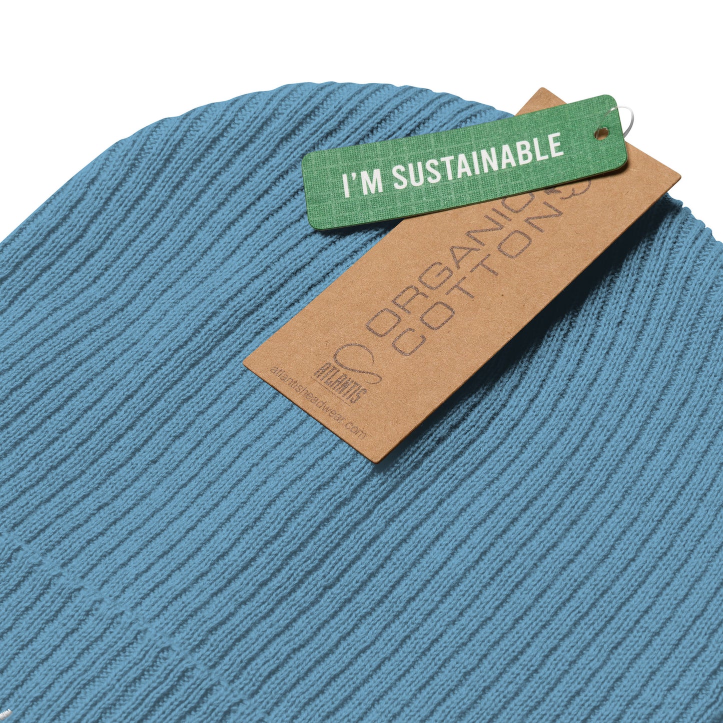 Organic ribbed beanie